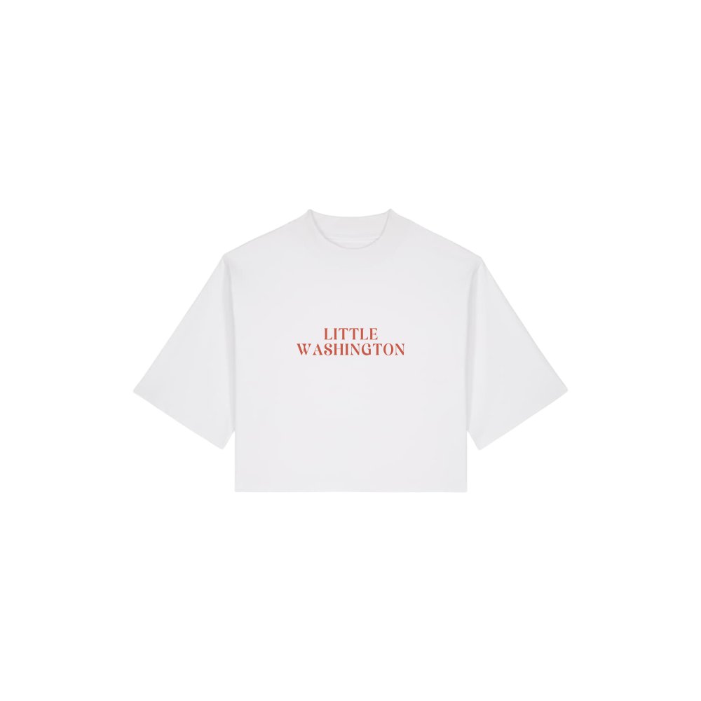 Women's cropped t-shirt EMBROIDERY Little Washington